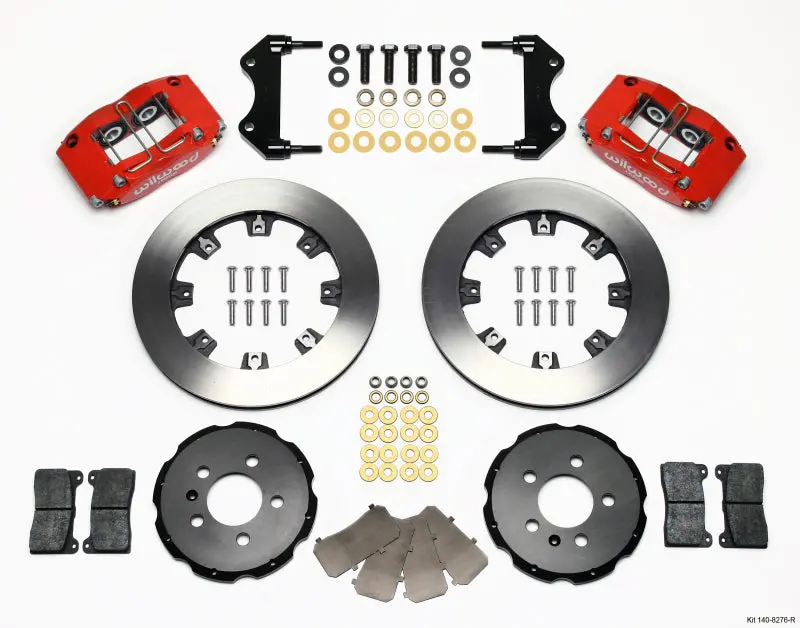 Wilwood Dynapro Radial Front Kit 12.19In Red For 99-03 Jetta Iv & Golf Iv 1