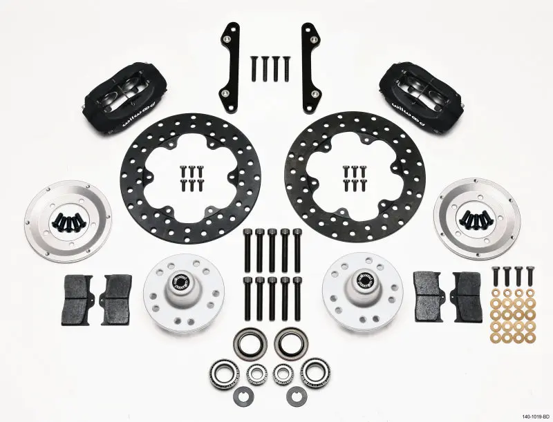 Wilwood Forged Dynalite Front Drag Kit With Drilled Rotor For 70-78 Camaro 1