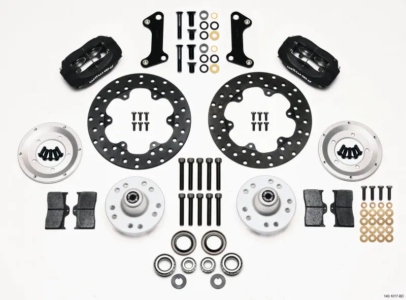Wilwood Forged Dynalite Front Drag Kit With Drilled Rotor For Camaro, Nova, Chevelle 1