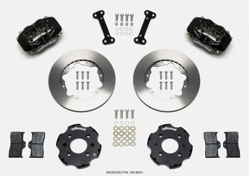 Wilwood Forged Dynalite Front Hat Kit 11.00In For Honda Civic/Integra, Fits Multiple Years And Models 1