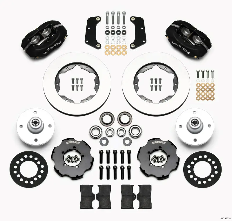 Wilwood Forged Dynalite Front Kit 10.75In For 64-65 Mustang 6 Cylinder 4-Lug 1