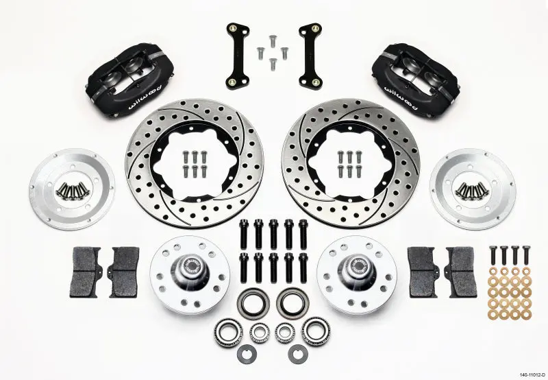 Wilwood Forged Dynalite Front Kit 11.00In Drilled 82-92 Camaro Firebird 1