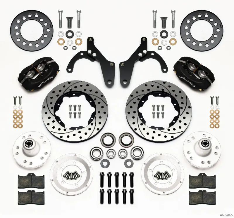 Wilwood Forged Dynalite Front Kit 11.00In Drilled For 59-64 Chevy Impala And 63-64 Corvette 1
