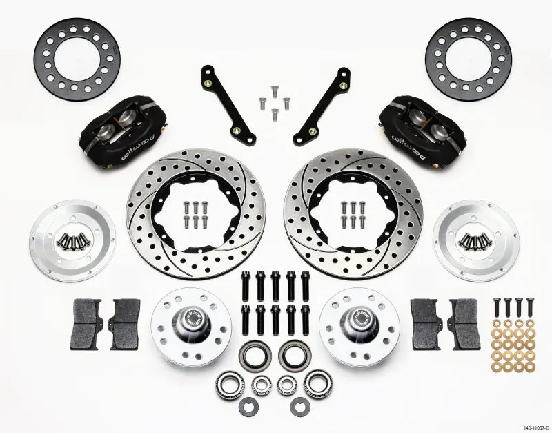 Wilwood Forged Dynalite Front Kit 11.00In Drilled For 70-78 Camaro 1