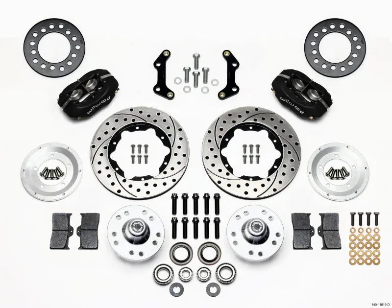 Wilwood Forged Dynalite Front Kit 11.00In Drilled For 73-80 Chrysler Dodge Plymouth A B E F Body 1