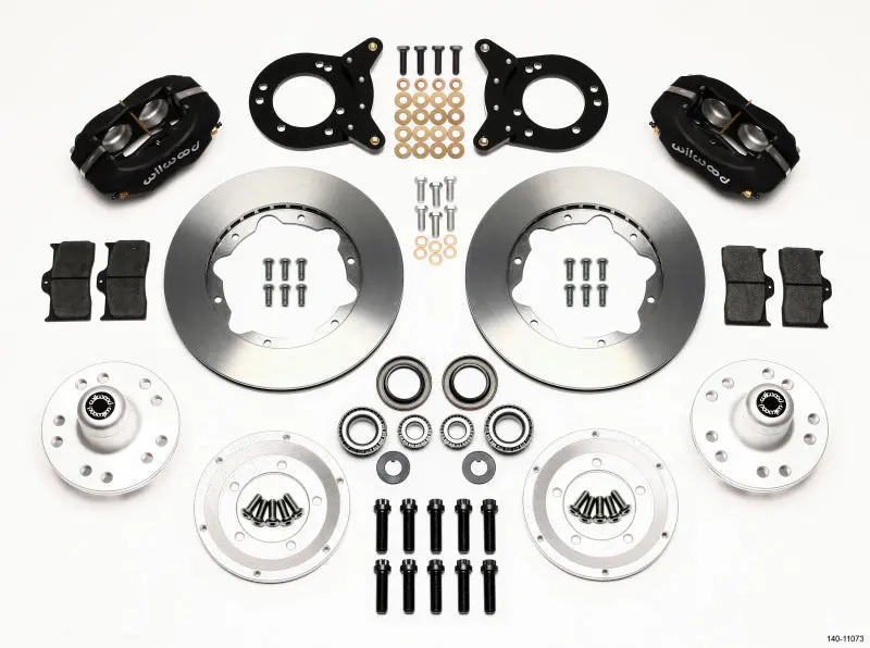 Wilwood Forged Dynalite Front Kit 11.00In For 1970-1973 Mustang Disc & Drum Spindle 1