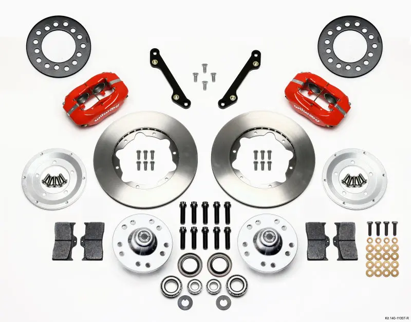 Wilwood Forged Dynalite Front Kit 11.00In Red For 70-78 Camaro 1