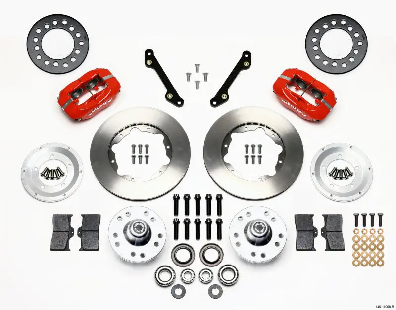 Wilwood Forged Dynalite Front Kit 11.00In Red For 79-81 Camaro 1