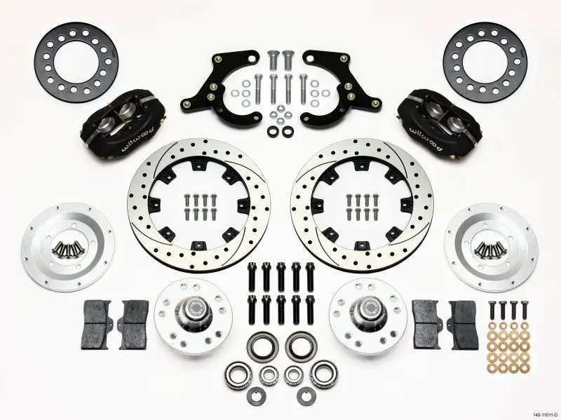 Wilwood Forged Dynalite Front Kit 11.75In Drilled 59-64 Chevy Impala 63-64 Corvette 1
