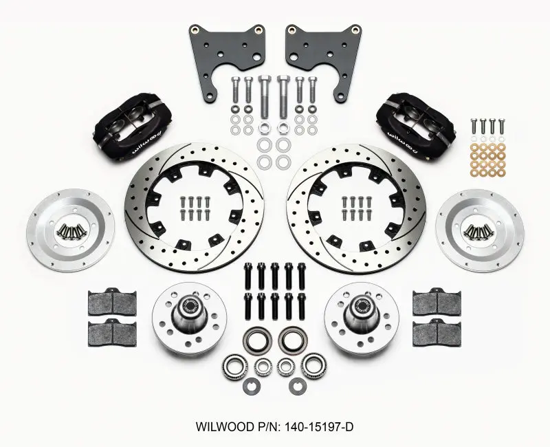 Wilwood Forged Dynalite Front Kit 12.19In Drilled For 65-72 Chrysler Dodge Plymouth C Body 1