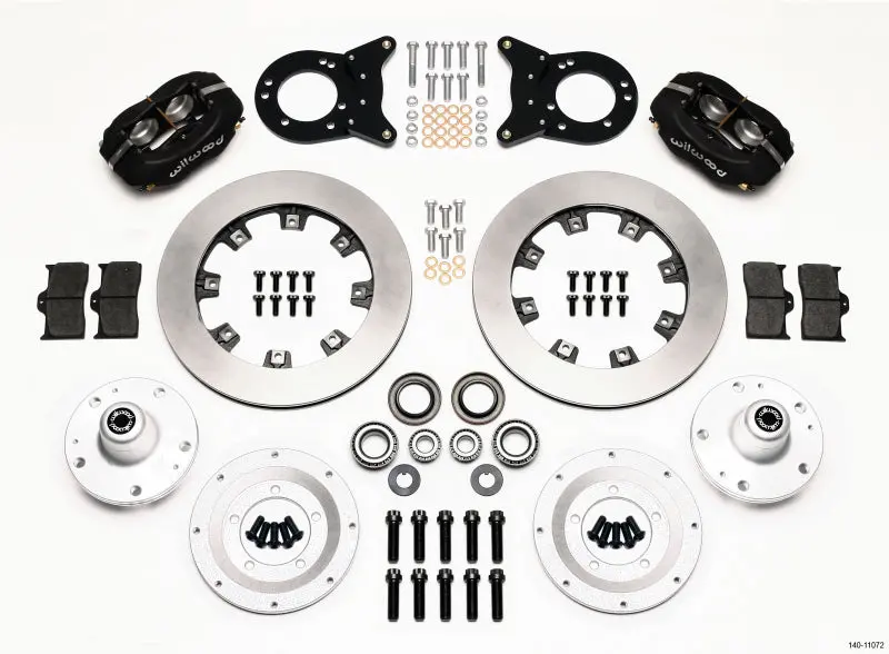 Wilwood Forged Dynalite Front Kit 12.19In For 1965-1969 Mustang Disc & Drum Spindle 1