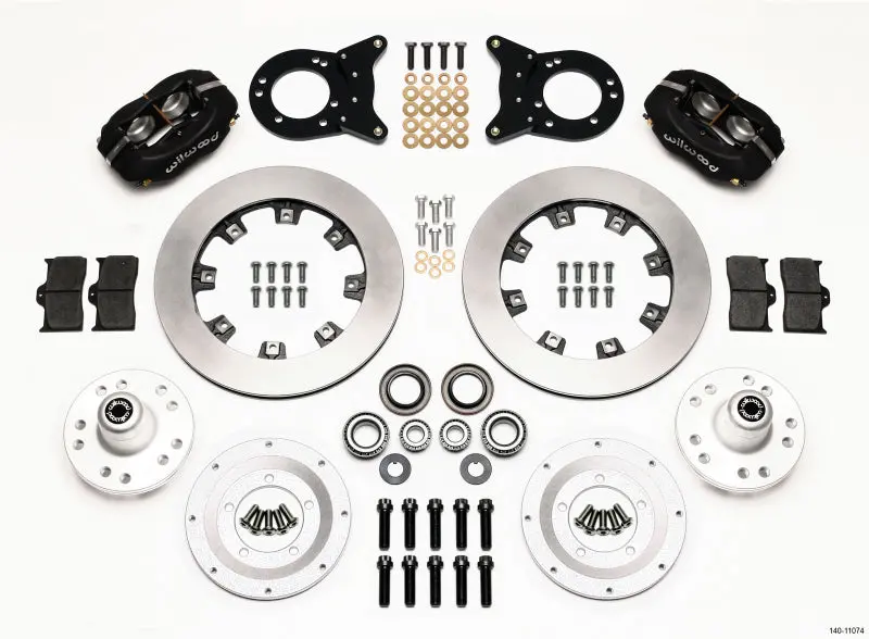 Wilwood Forged Dynalite Front Kit 12.19In For 1970-1973 Mustang Disc & Drum Spindle 1