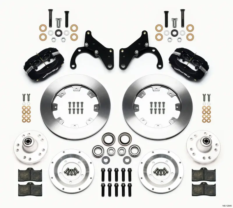 Wilwood Forged Dynalite Front Kit 12.19In For 69-70 Impala And 69-82 Corvette 1
