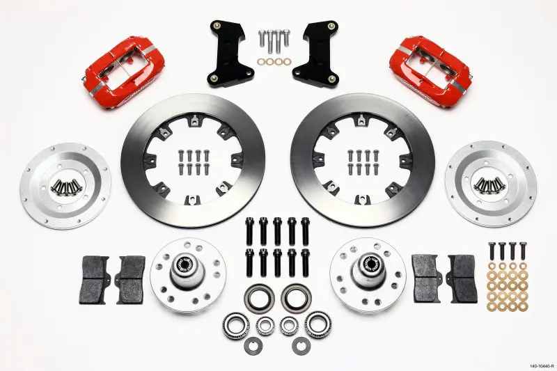 Wilwood Forged Dynalite Front Kit 12.19In Red For 74-80 Pinto Mustang Ii Disc Spindle Only 1
