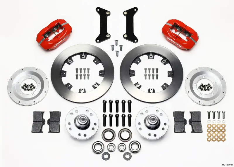Wilwood Forged Dynalite Front Kit 12.19In Red For 79-87 Gm G Body 1