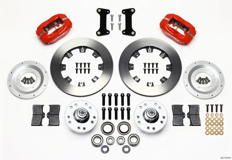 Wilwood Forged Dynalite Front Kit 12.19In Red For 82-92 Camaro Firebird 1