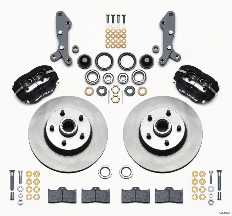 Wilwood Forged Dynalite-M Front Kit 11.30In Rotor And Hub For 60-68 Ford Mercury Full Size Galaxie 1