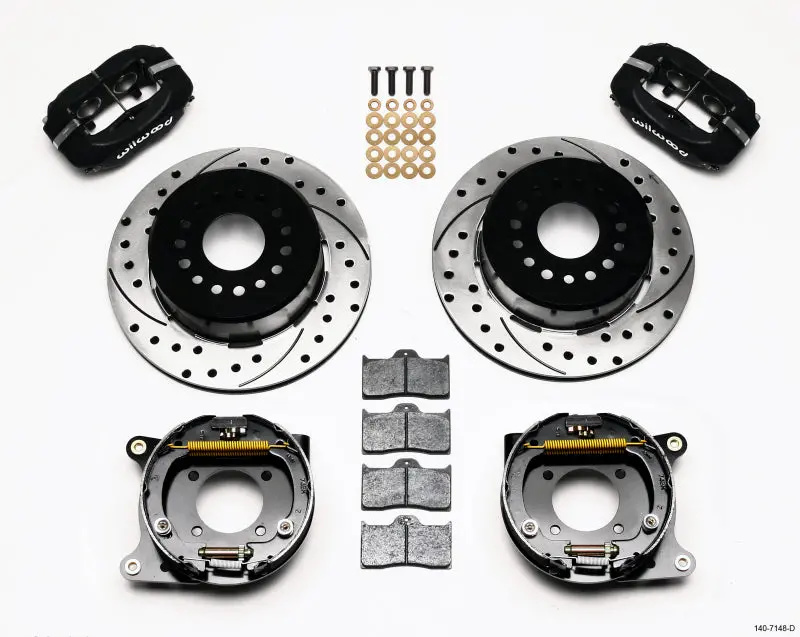 Wilwood Forged Dynalite P/S Park Brake Kit Drilled 93-97 Camaro Firebird 1