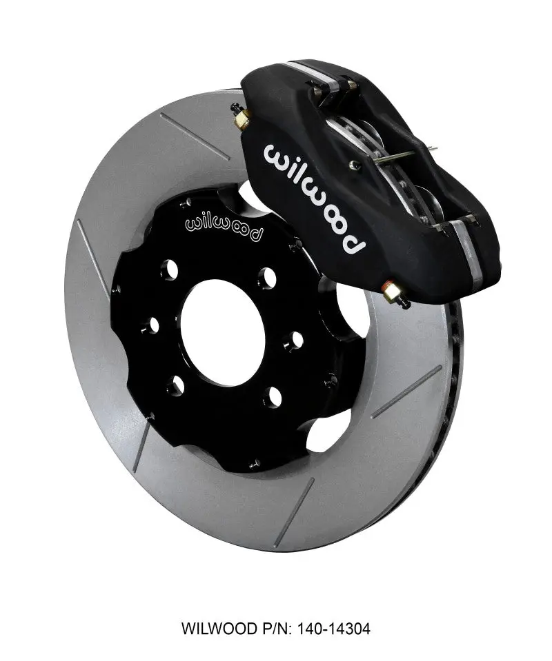 Wilwood Forged Dynalite St Front Hat Kit For Integra/Civic – 11.00 In. Gt Rotor Road Race With Fac.240Mm Rtr 1