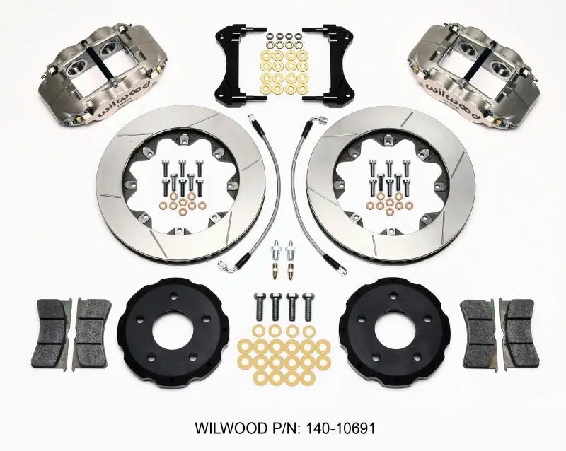 Wilwood Forged Superlite 4R St Bb Front Kit Road Race 98-02 Camaro/Firebird, 4 Piston Calipers, 12.19 Inch Rotors 1