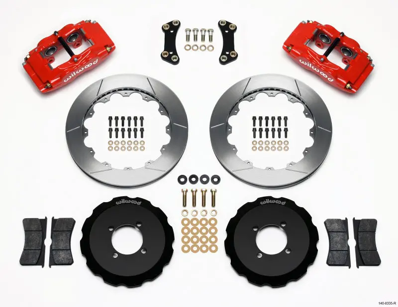 Wilwood Fsli4 Front Hat Kit 13.00In Red 2003-05 Scion Xa Xb 1