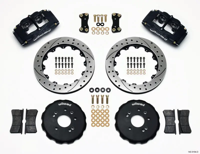 Wilwood Fsli4 Front Hat Kit With 13.00In Drilled - Nissan 240Sx 1