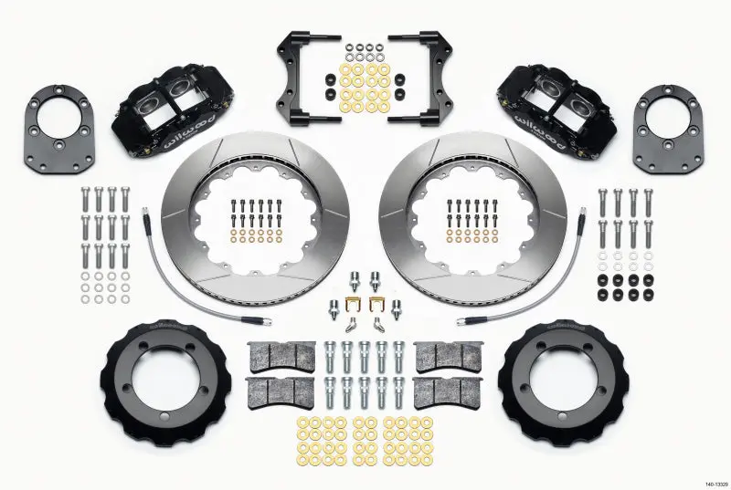 Wilwood Narrow Superlite 4R Front Hat Kit 14.00In For 66-75 Ford Bronco Dana 30/44 With Lines 1