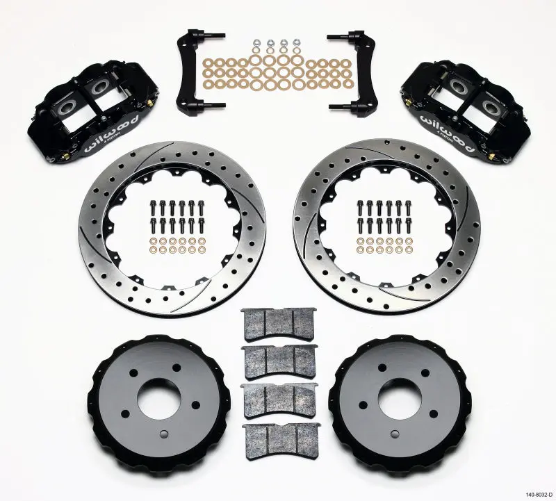 Wilwood Narrow Superlite 4R Rear Brake Kit For 97-04 Corvette C5/Z06 1