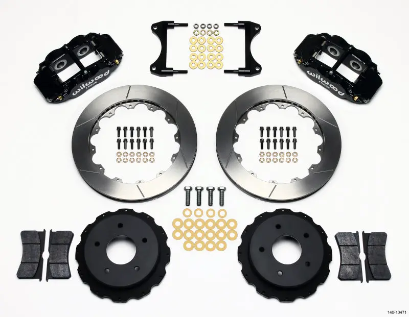 Wilwood Narrow Superlite 4R Rear Kit 12.88In For 65-82 Corvette C2/C3 1