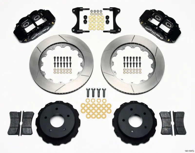 Wilwood Narrow Superlite 4R Rear Kit 14.00In For 65-82 Corvette C2/C3 1