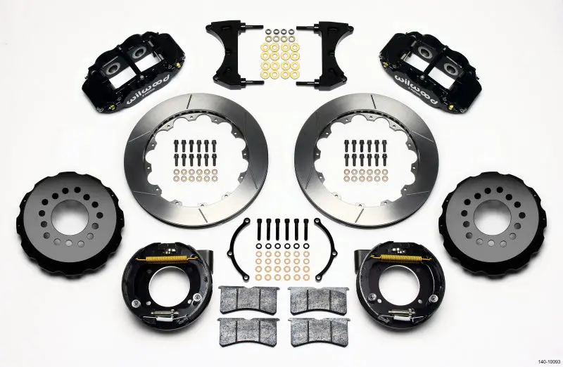 Wilwood Narrow Superlite 4R Rear P-Brk Kit 12.88In 5-Lug Chevy C-10 1975-1986 1