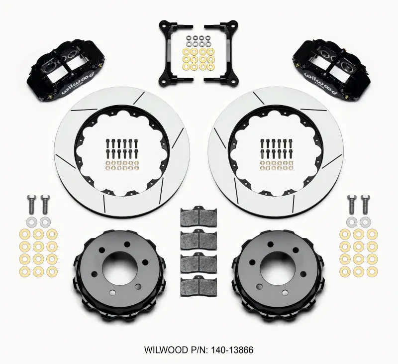Wilwood Narrow Superlite 4R Reartruck Kit 14.25In 2012-2015 Ford F150 (6 Lug) 1