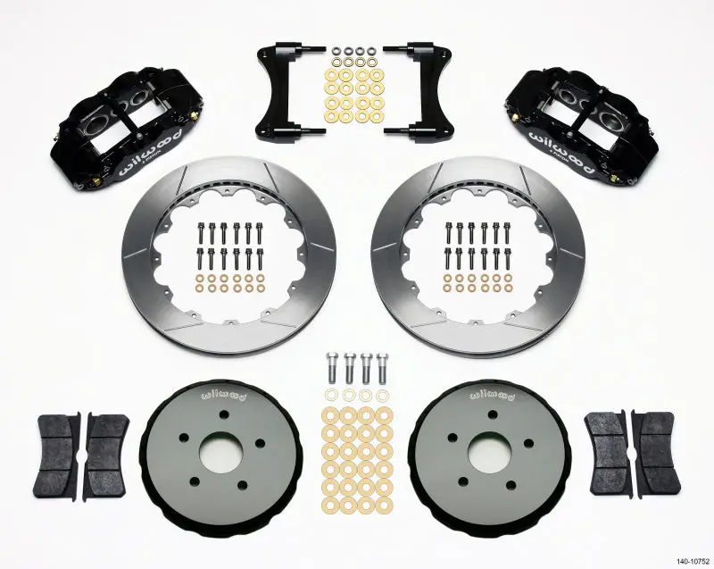 Wilwood Narrow Superlite 6R Front Hat Kit 12.88In For 2008 Toyota Matrix 1