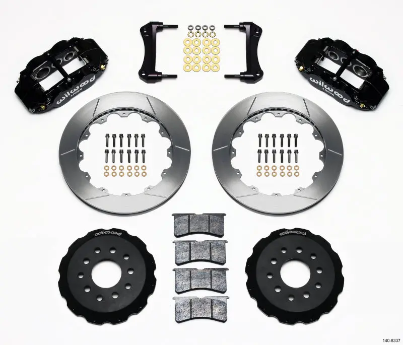 Wilwood Narrow Superlite 6R Front Hat Kit 12.88In For 88-93 Corvette C4 1