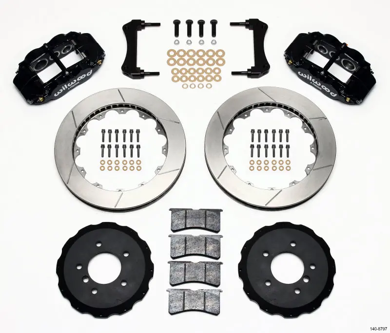 Wilwood Narrow Superlite 6R Front Hat Kit 13.06In Bmw M3 1995-1999 1