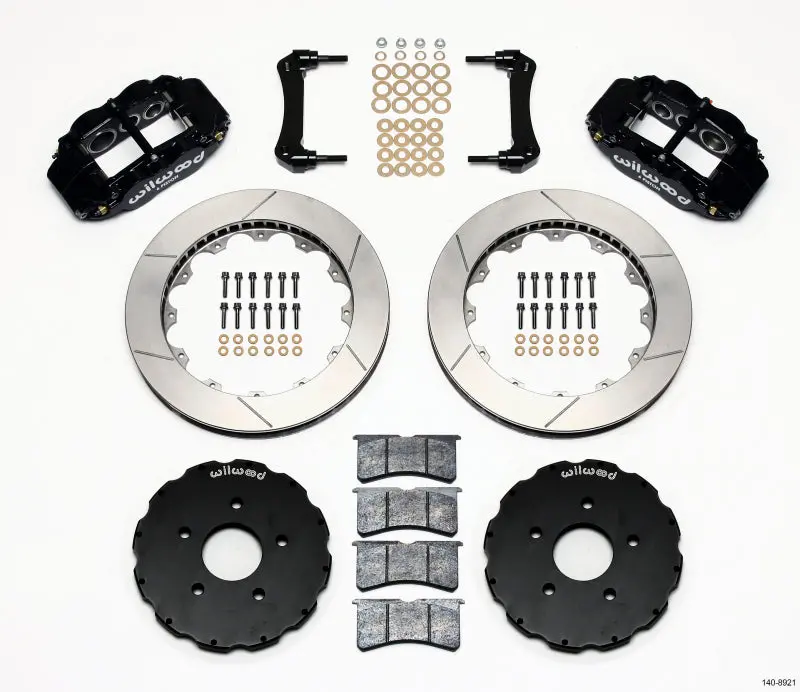 Wilwood Narrow Superlite 6R Front Hat Kit 13.06In For 2005-2013 Corvette C6 1