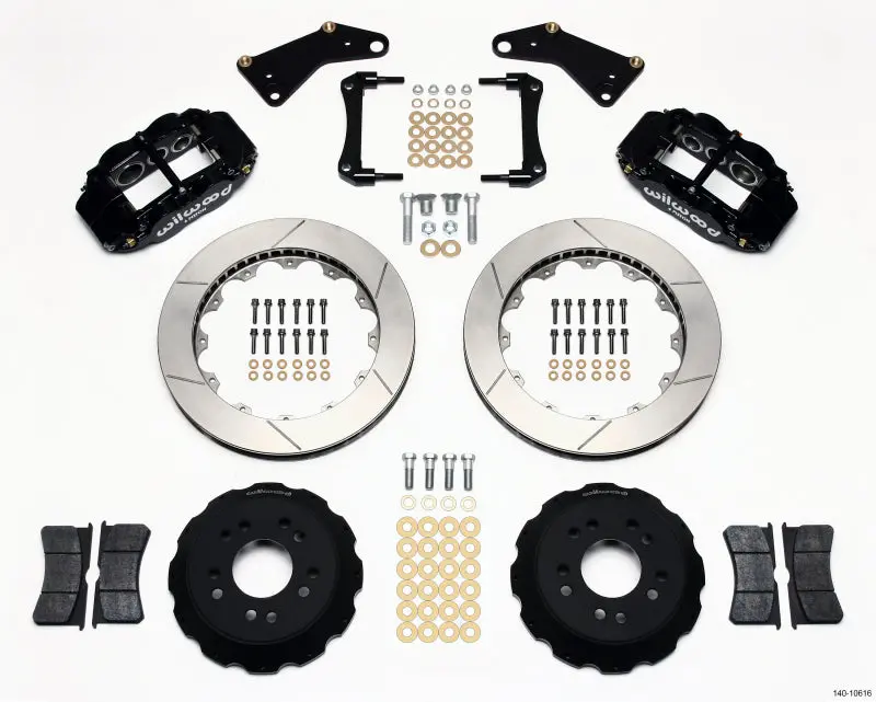 Wilwood Narrow Superlite 6R Front Hat Kit 13.06In For 65-82 Corvette C2/C3 1