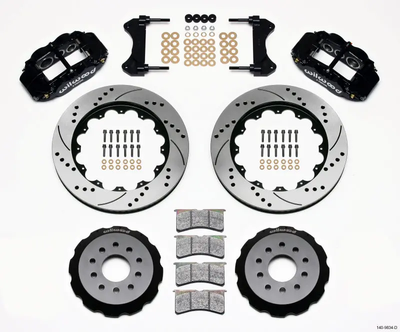 Wilwood Narrow Superlite 6R Front Hat Kit 14.00In Drilled For 98-02 Camaro/Firebird 1