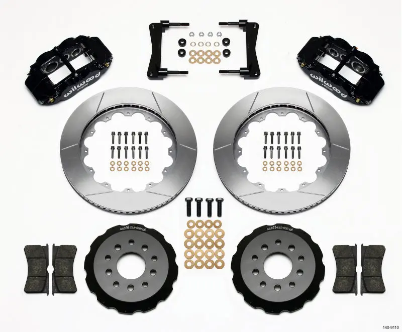 Wilwood Narrow Superlite 6R Front Hat Kit 14.00In Ford Mustang 2005-2014 1