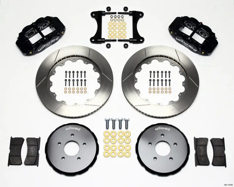 Wilwood Narrow Superlite 6R Front Hat Kit 14.00In Nissan 370Z/G37 2007-2012 1