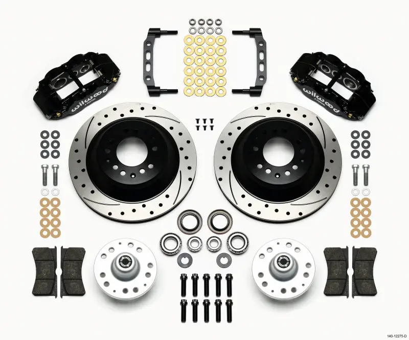 Wilwood Narrow Superlite 6R Front Hub & 1Pc Rtr Kit 12.88In Dril 74-80 Pinto Disc Spindle Only For Ford Pinto & Mercury Bobcat 1