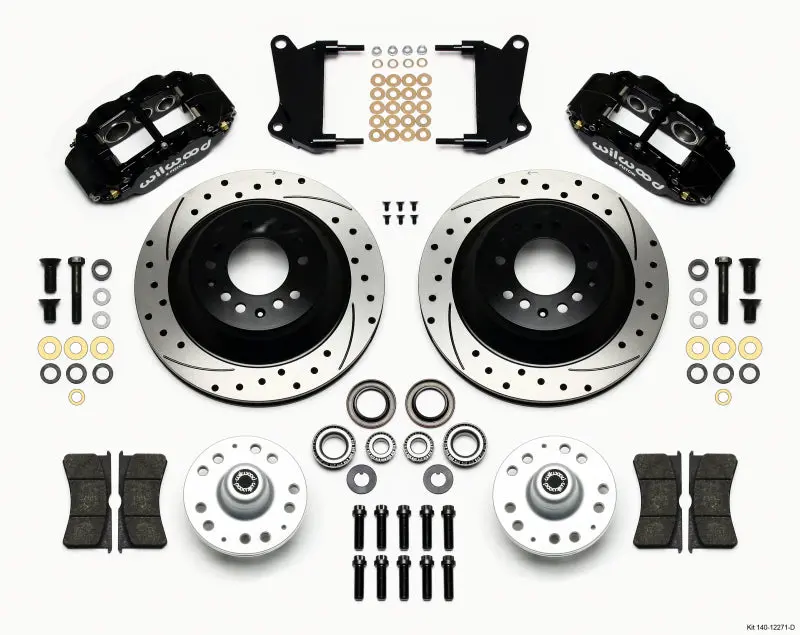 Wilwood Narrow Superlite 6R Front Hub & 1Pc Rtr Kit 12.88In Dril For 67-69 Camaro 64-72 Nova Chevelle 1