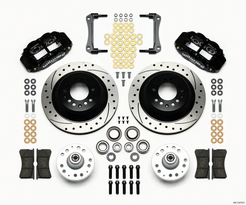 Wilwood Narrow Superlite 6R Front Hub & 1Pc Rtr Kit 12.88In Drill 70-78 Camaro 1