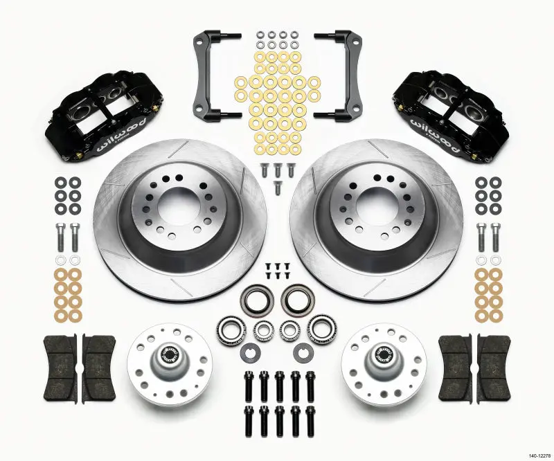 Wilwood Narrow Superlite 6R Front Hub & 1Pc Rtr Kit 12.88In For 70-78 Camaro 1