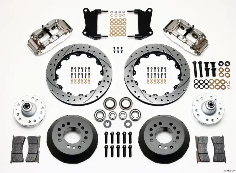 Wilwood Narrow Superlite 6R Front Hub Kit 12.88In Drill Pol For 67-69 Camaro 64-72 Nova Chevelle 1