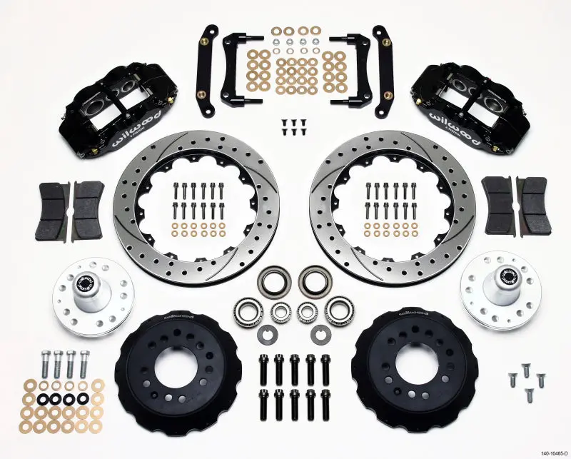 Wilwood Narrow Superlite 6R Front Hub Kit 12.88In Drilled For 70-78 Camaro Line Kit Needed 1