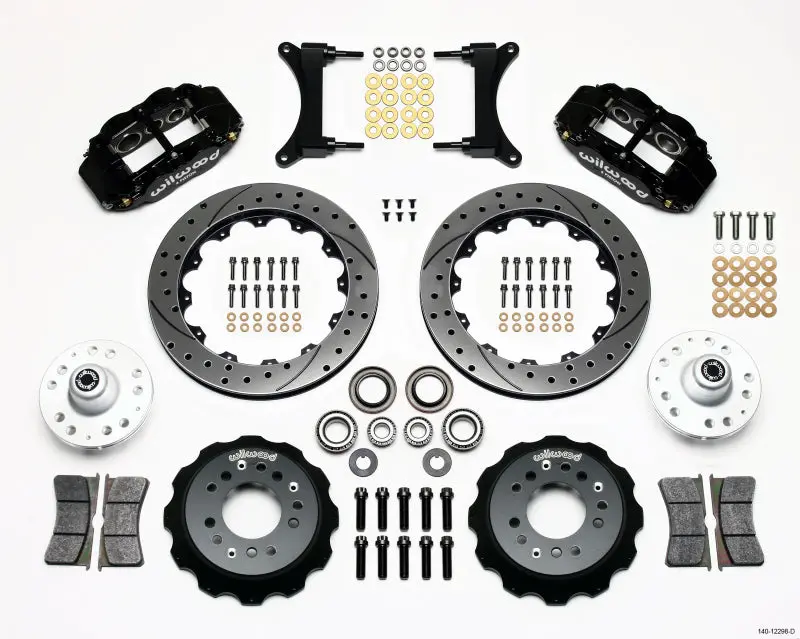 Wilwood Narrow Superlite 6R Front Hub Kit 12.88In Drilled For 79-87 Gm G Body 1