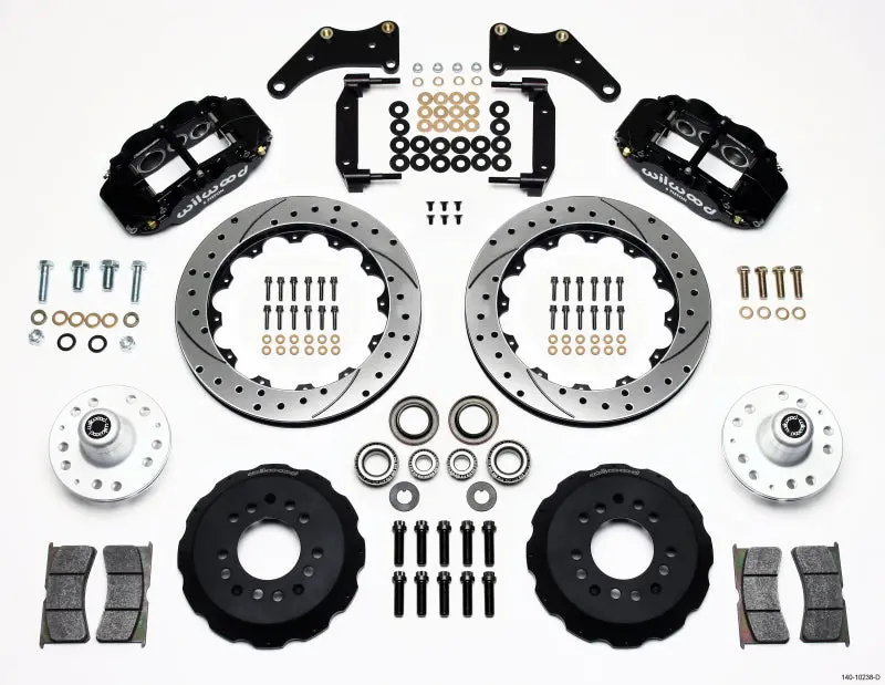Wilwood Narrow Superlite 6R Front Hub Kit 12.88In Drilled Large Gm 57-70 1