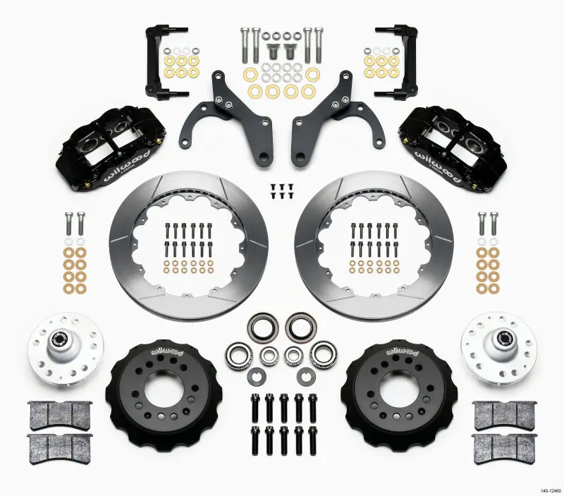 Wilwood Narrow Superlite 6R Front Hub Kit 12.88In For 59-64 Chevy Impala And 63-64 Corvette 1