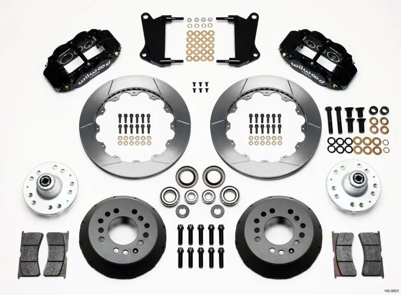 Wilwood Narrow Superlite 6R Front Hub Kit 12.88In For 67-69 Camaro 64-72 Nova Chevelle 1